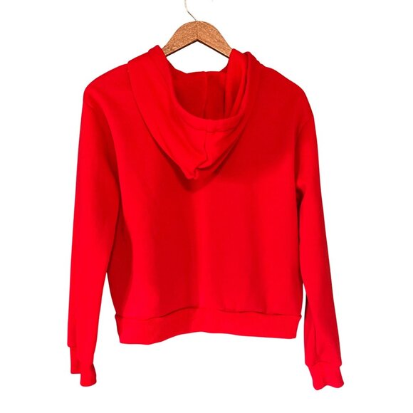 Red Hoodie crop XL Soft Pullover - Picture 4 of 5
